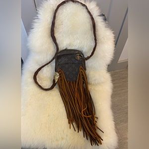 Vintage Boho Authentic Louis Vuitton with Fringe
